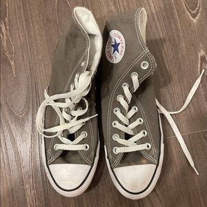 High top grey converse